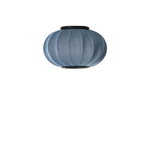 Made By Hand - Loftlampe/Væglampe - Knit-Wit 45 Oval Ceiling/Wall - Blue Stone
